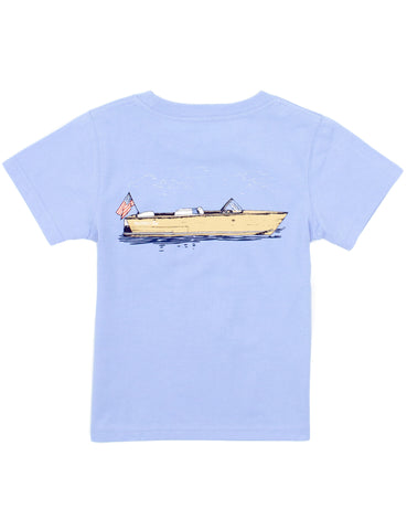 Boating Tradition on Light Blue S/S Tee