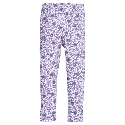 Leggings - Lavender Vine Floral