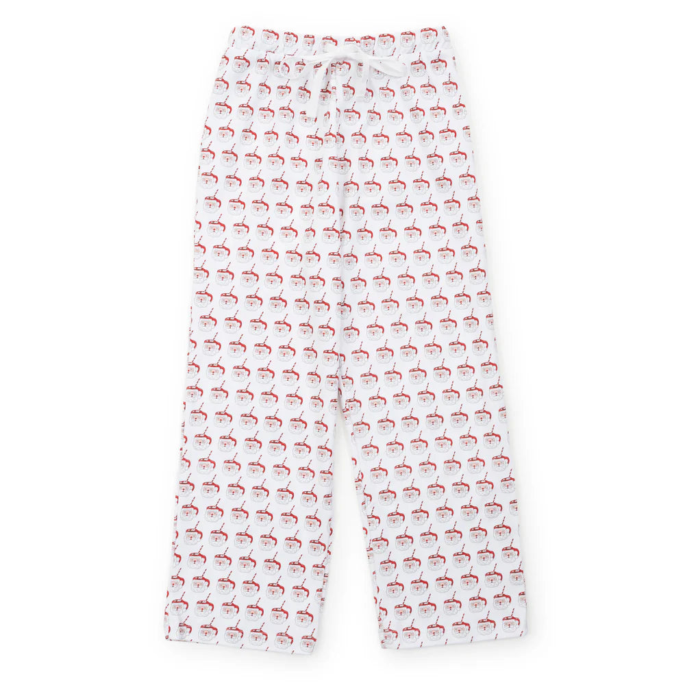 Beckett Hangout Pant - Hot Cocoa Santa