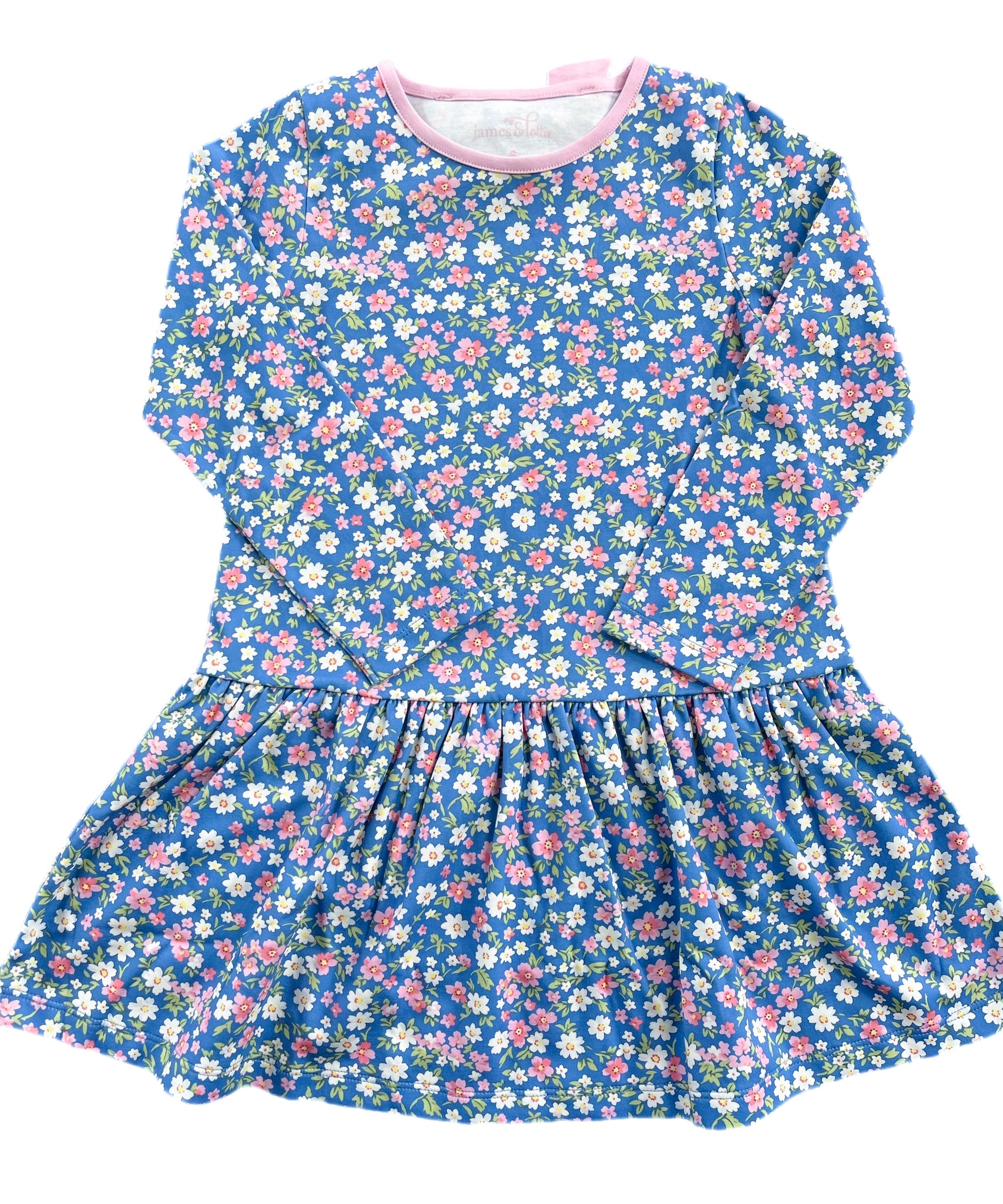 Loren Dress in Fall Floral Knit