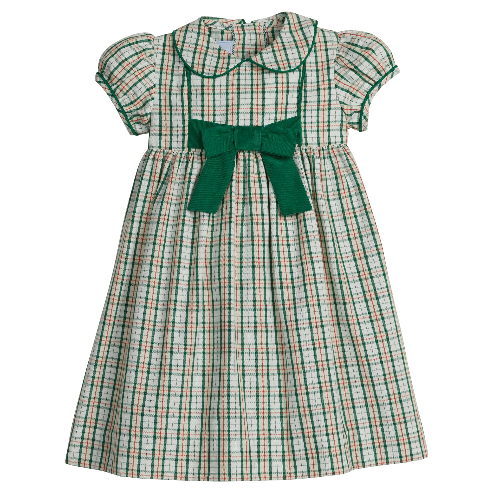 Marisa Dress - Misteltoe Tartan (24M)