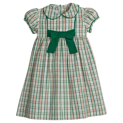Marisa Dress - Misteltoe Tartan (24M)