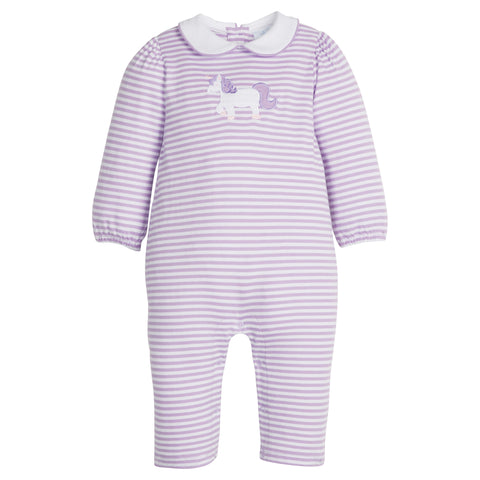 Peter Pan Applique Romper - Unicorn