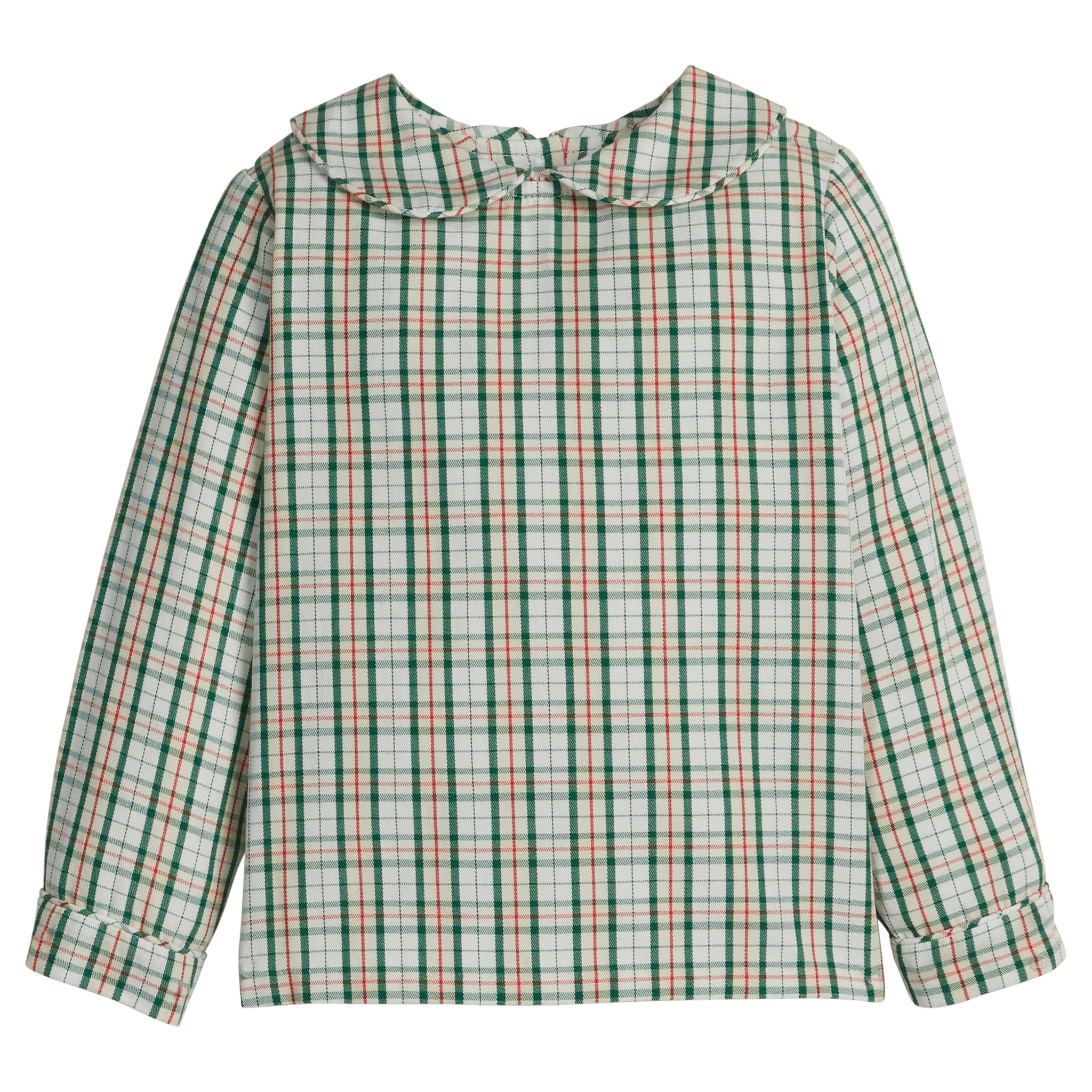 Peter Pan Shirt - Misteltoe Tartan