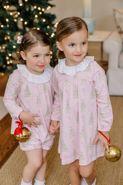 Pink Tinsel Bloomer Set