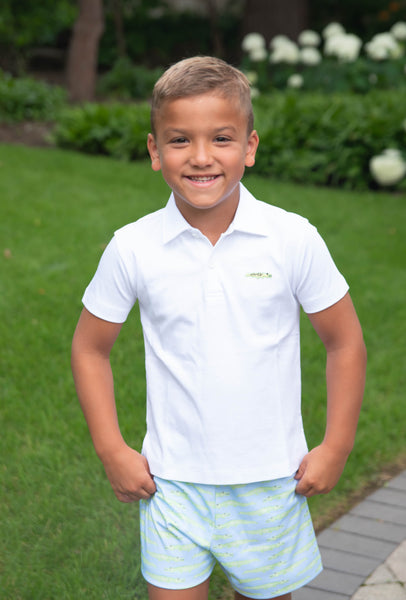 See You Alligator Knit Polo