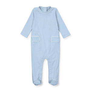 Preston Romper - Light Blue