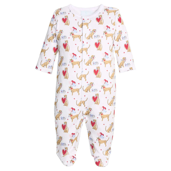 Printed Footie- Woof You