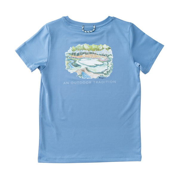 Performance S/S Tee - Ashleigh Blue