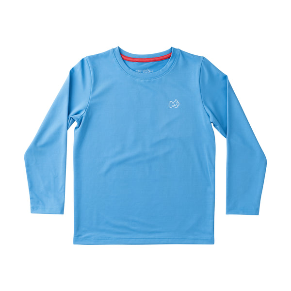 Performance L/S Tee - Marina Blue