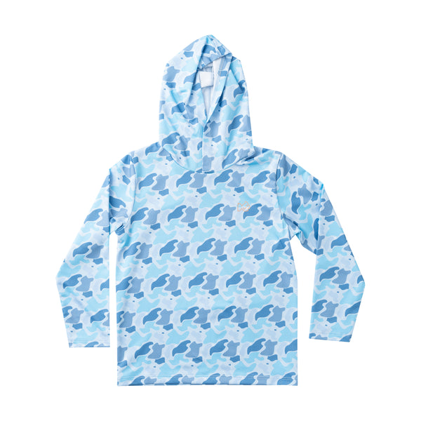 Performance L/S Hoodie - Windsurfer Camo