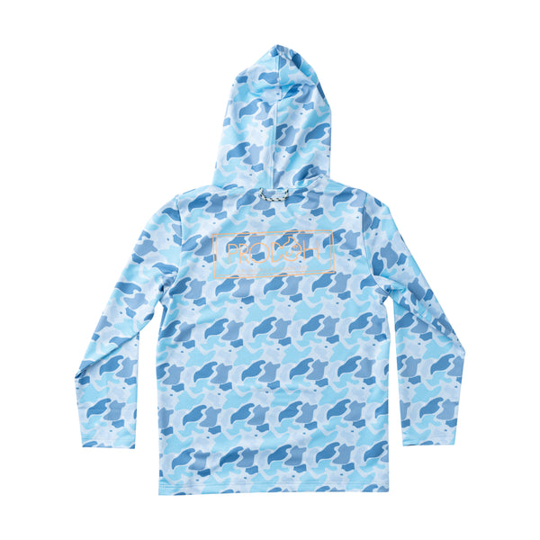 Performance L/S Hoodie - Windsurfer Camo