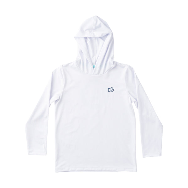 Performance L/S Hoodie - Bright White