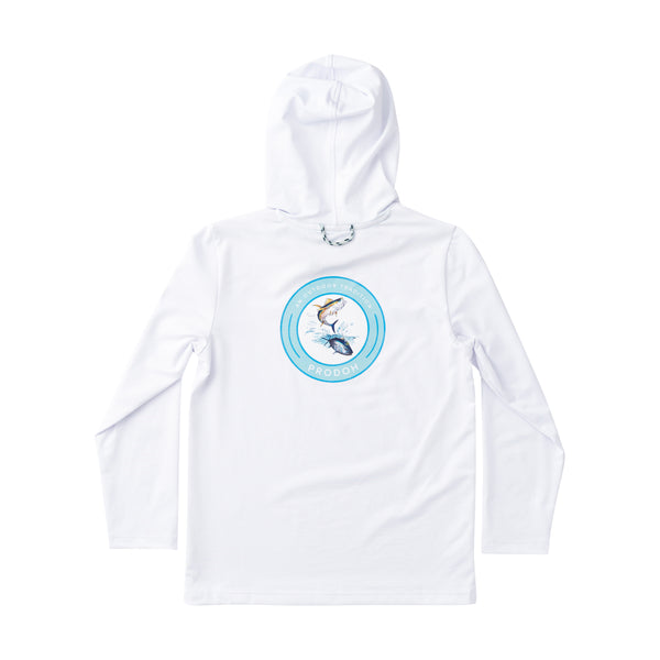 Performance L/S Hoodie - Bright White