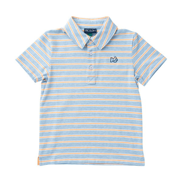 Too Cool Polo - Windsurfer/Orange Stripe