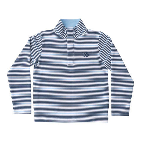 Sporty Snap Pullover- Big Dipper Stripe