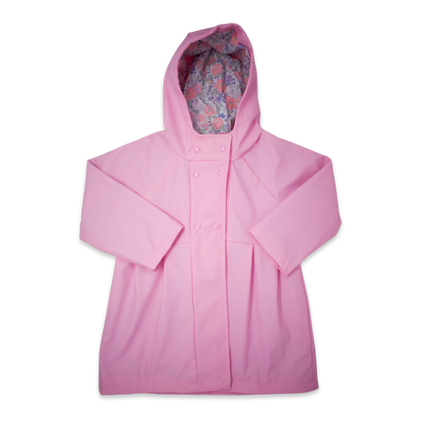 Raincoat - Pink/Floral