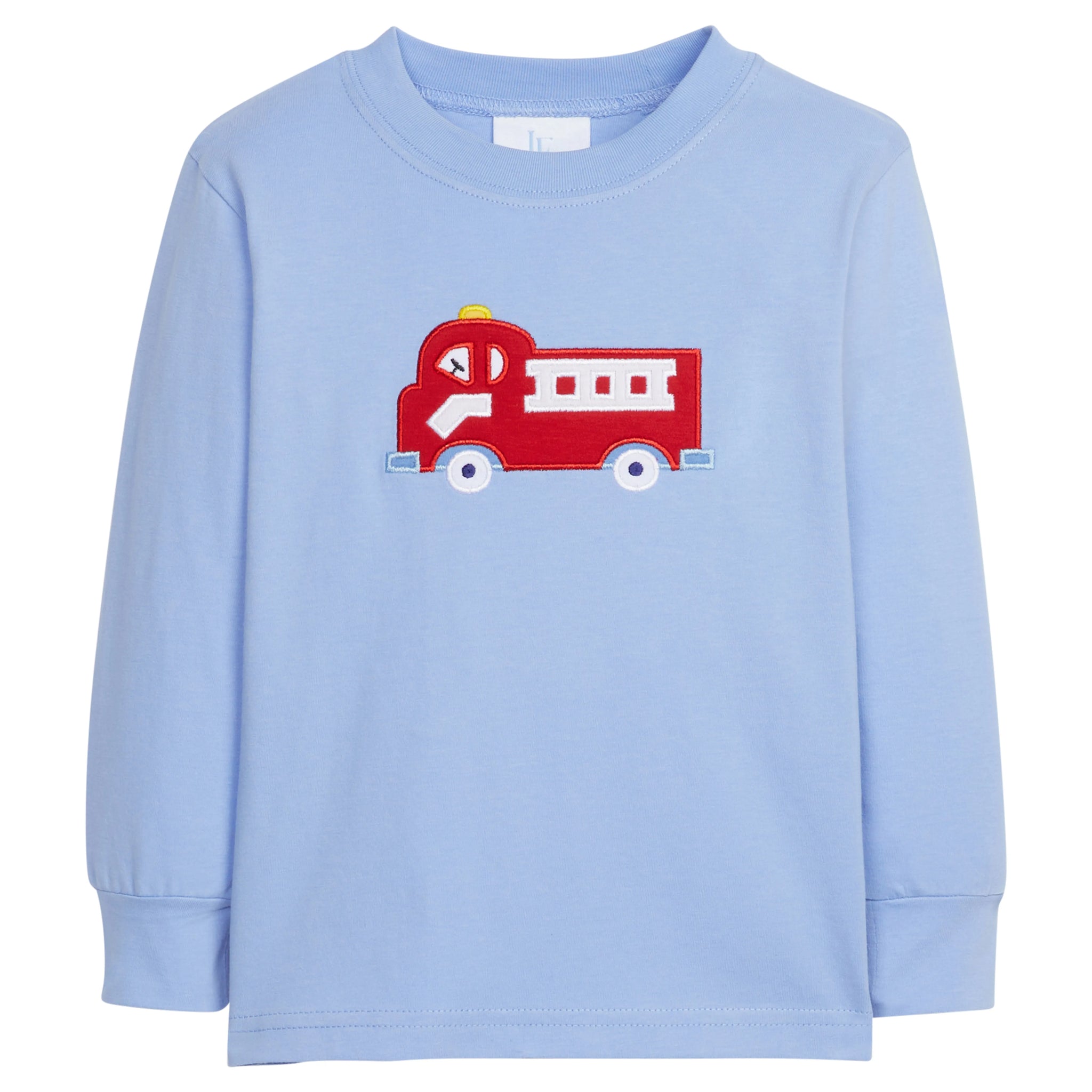 Applique Fire Truck T-Shirt