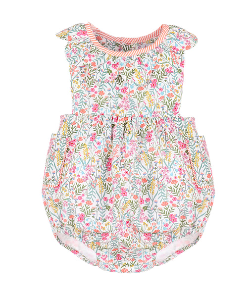 Sissy's Ruffle Floral Bubble (9M)