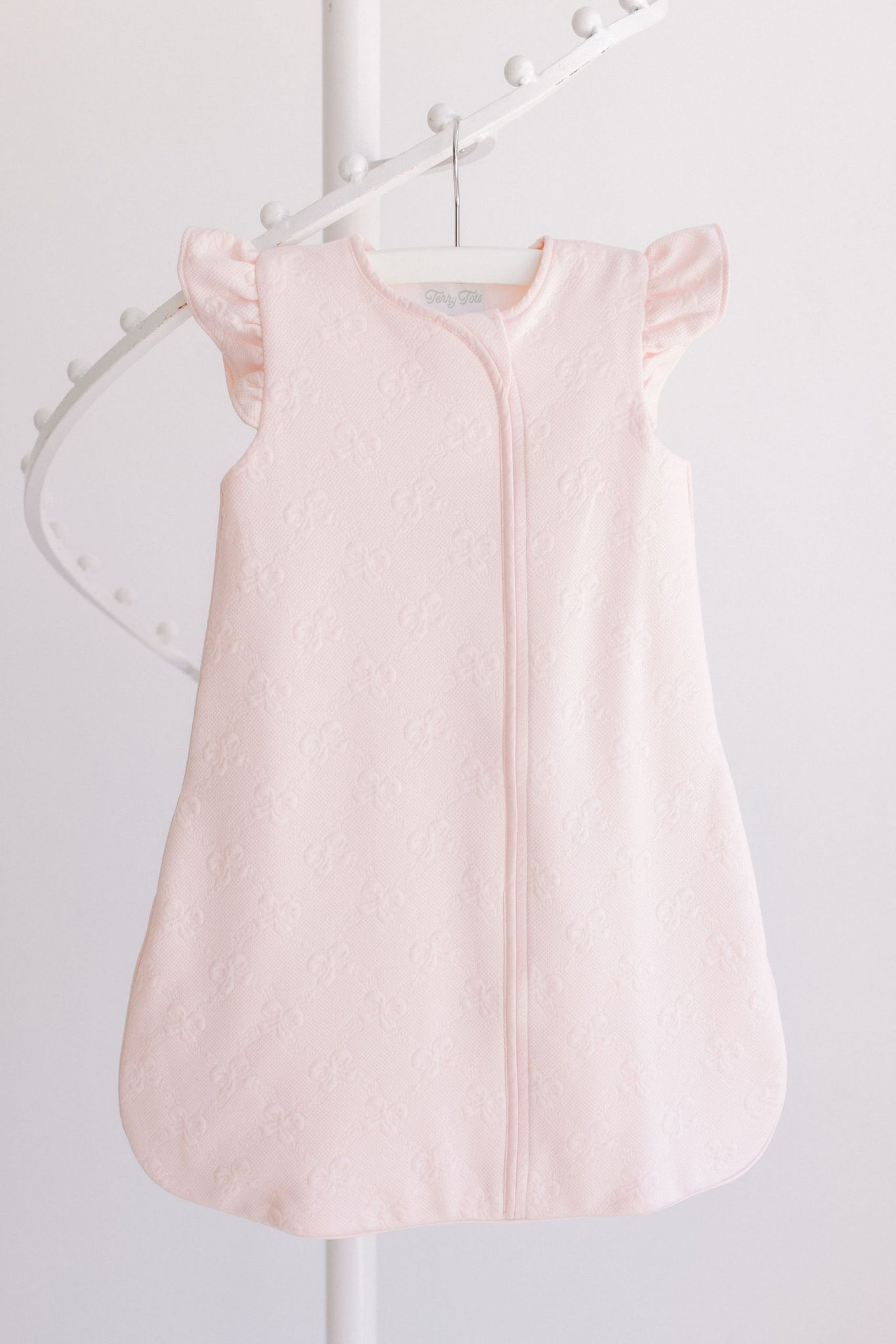 Pink Jacquard Bows Sleep Sack