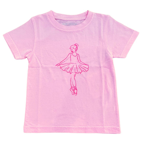 Light Pink Ballerina T-Shirt (3-4)