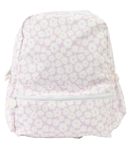 Large Backpack - Lavendar Daises