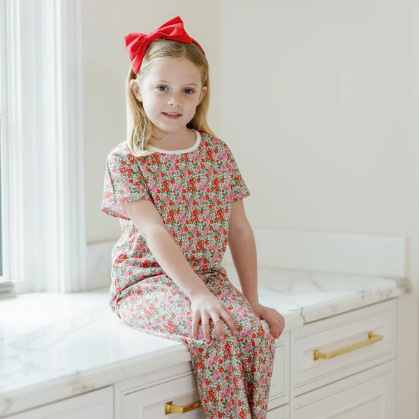 Merrick Pant Set - Floral Noel
