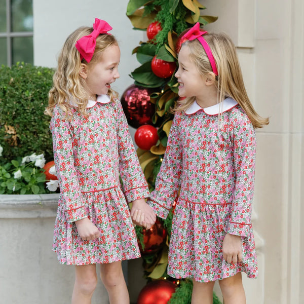 Lillian Dress - Floral Noel