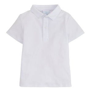 Short Sleeve Polo - White