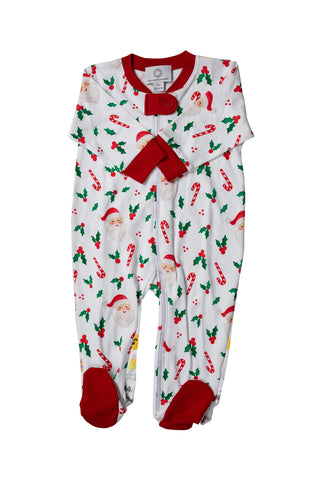 St. Nick Zipper Footie
