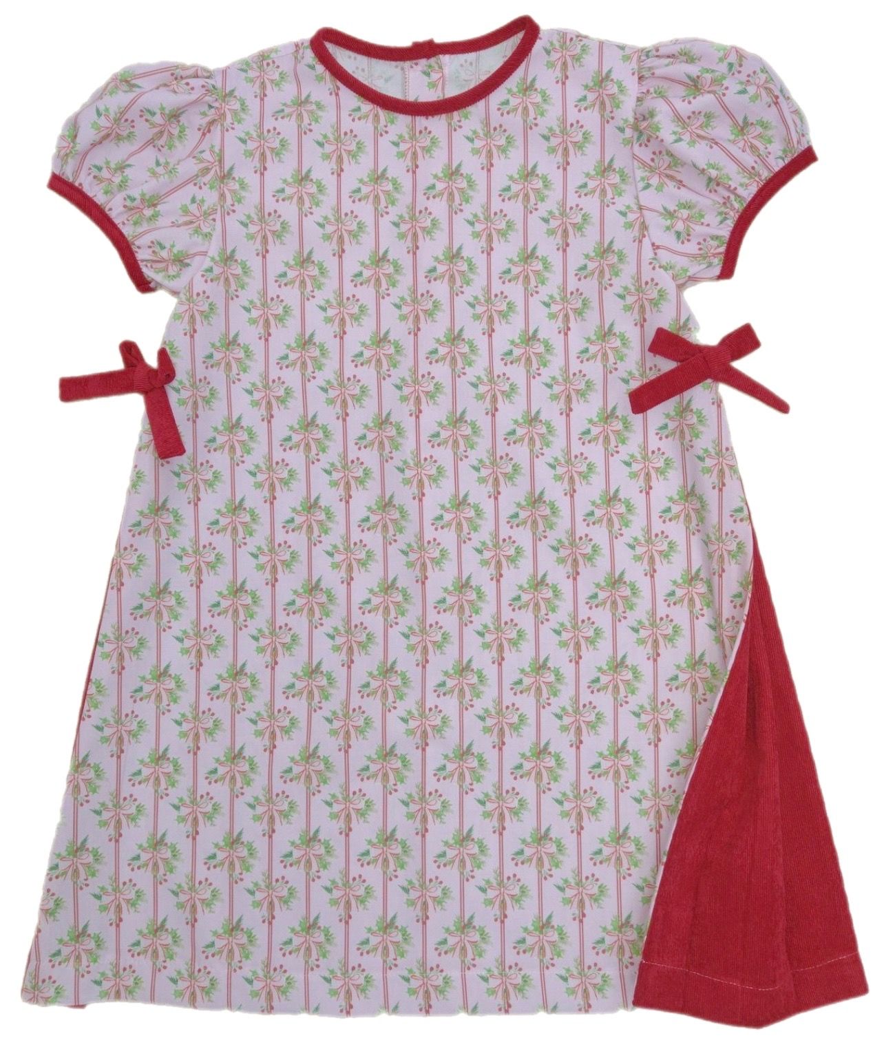 Holiday Floral-Cece Dress (24M, 2T)
