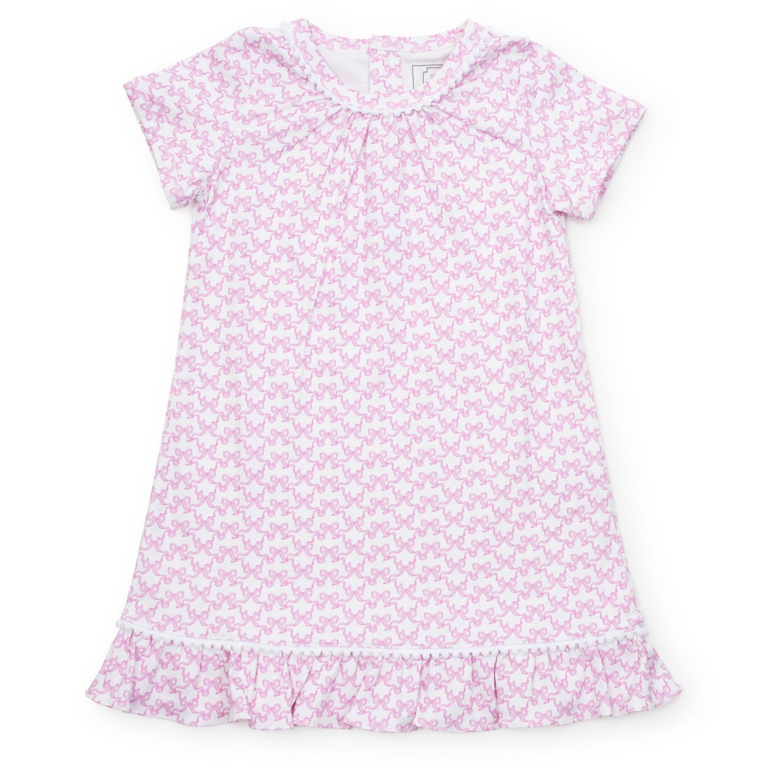 Camden Lounge Dress - Pink Bows