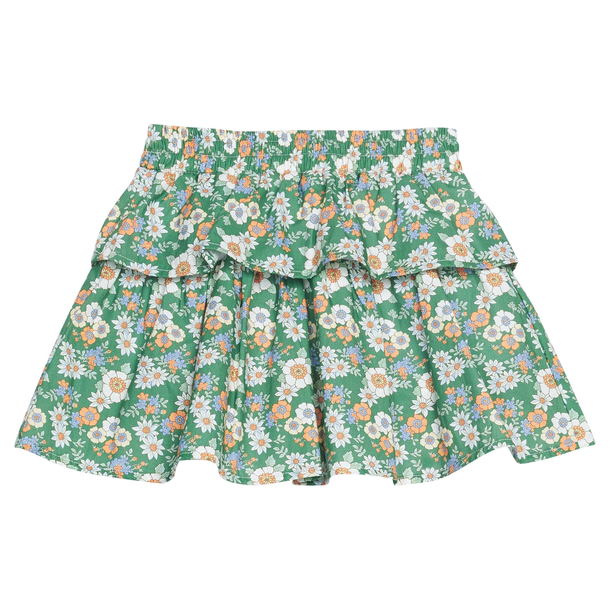 2 Tiered Circle Skirt - Greenwich Garden Floral
