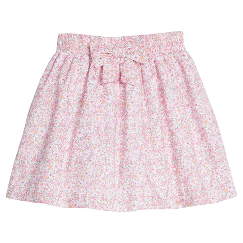 Bow Smocked Skirt- Oakleigh Floral