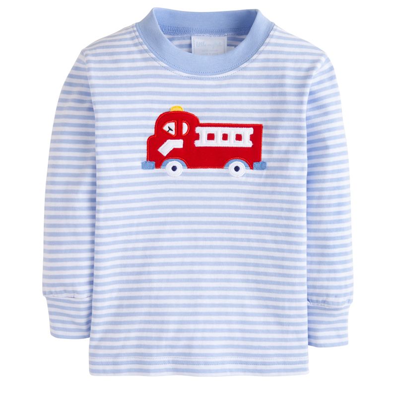 Applique T-Shirt - Fire Truck (12M)