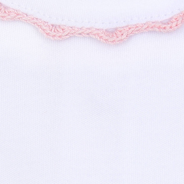 Baby Joy Headband with PK Crochet Trim