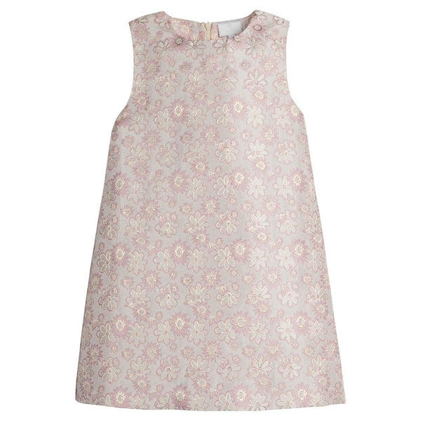 Classic Shift Dress - Rosewood Jacquard