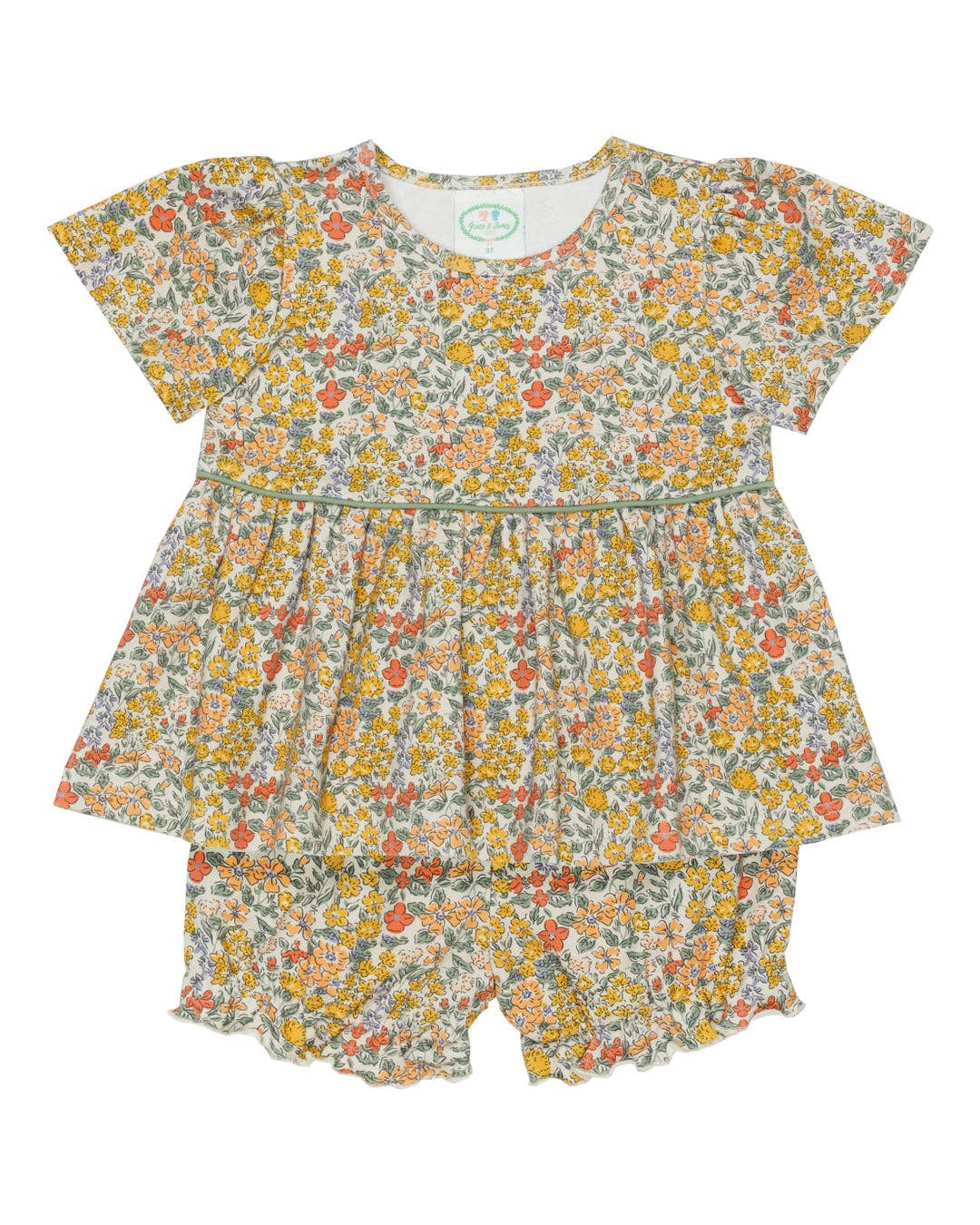 Harper Floral Diaper Set