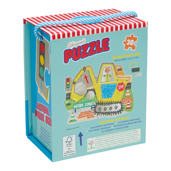 Construction 30pc Shapped Jigsaw Puzzle
