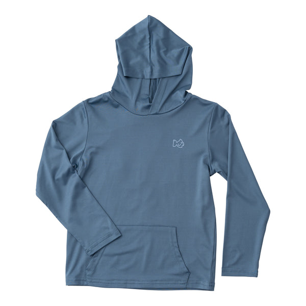 Pro Performance Hoodie T-shirt Bluefin