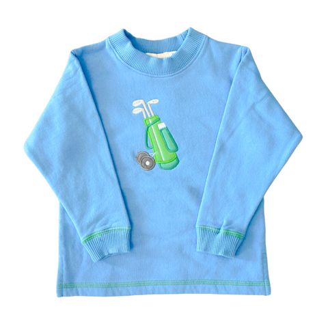 Blue Golf Bag Sweatshirt