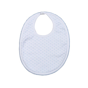 Blue Dots Pima Bib