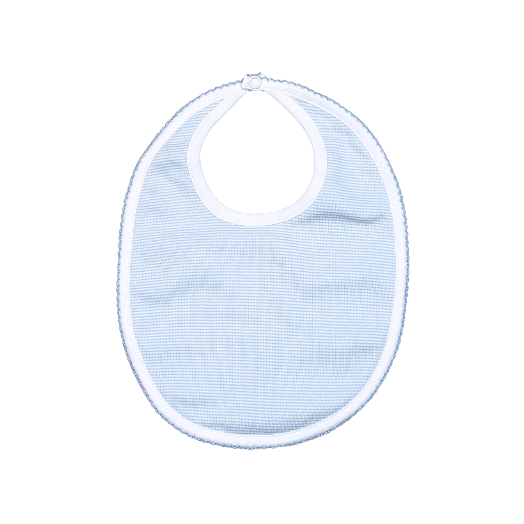 Blue Stripes Pima Bib