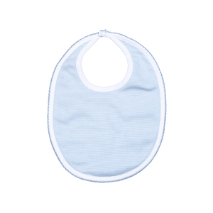 Blue Stripes Pima Bib