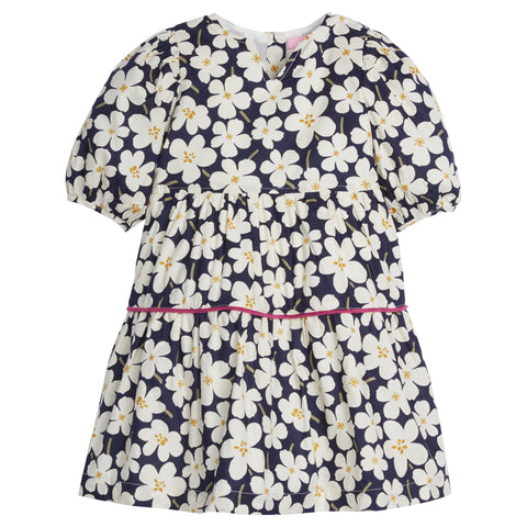 Madaket Dress- Navy Blooms