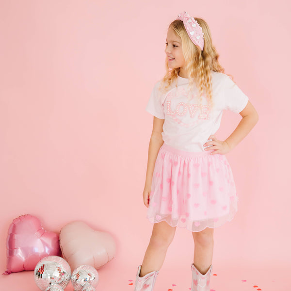 Mini Sequin Hearts Valentine's Day Tutu