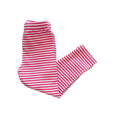 Hot Pink Stripe Legging