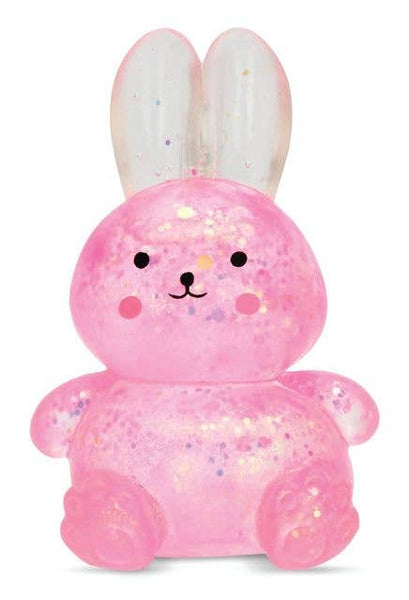 Pink Sparkle Bunny Squeeze Toy