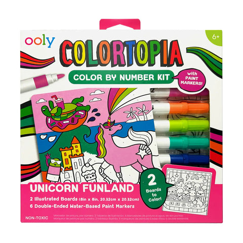 Colortopia Paint by Number: Unicorn Funland