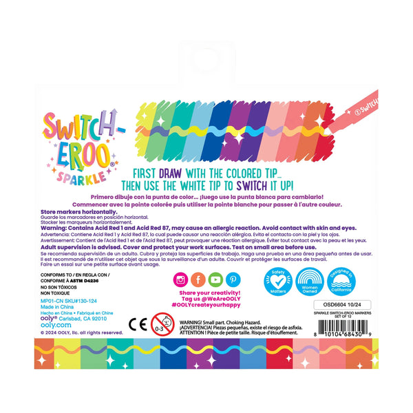Switch-eroo! Sparkle Color Changing Markers